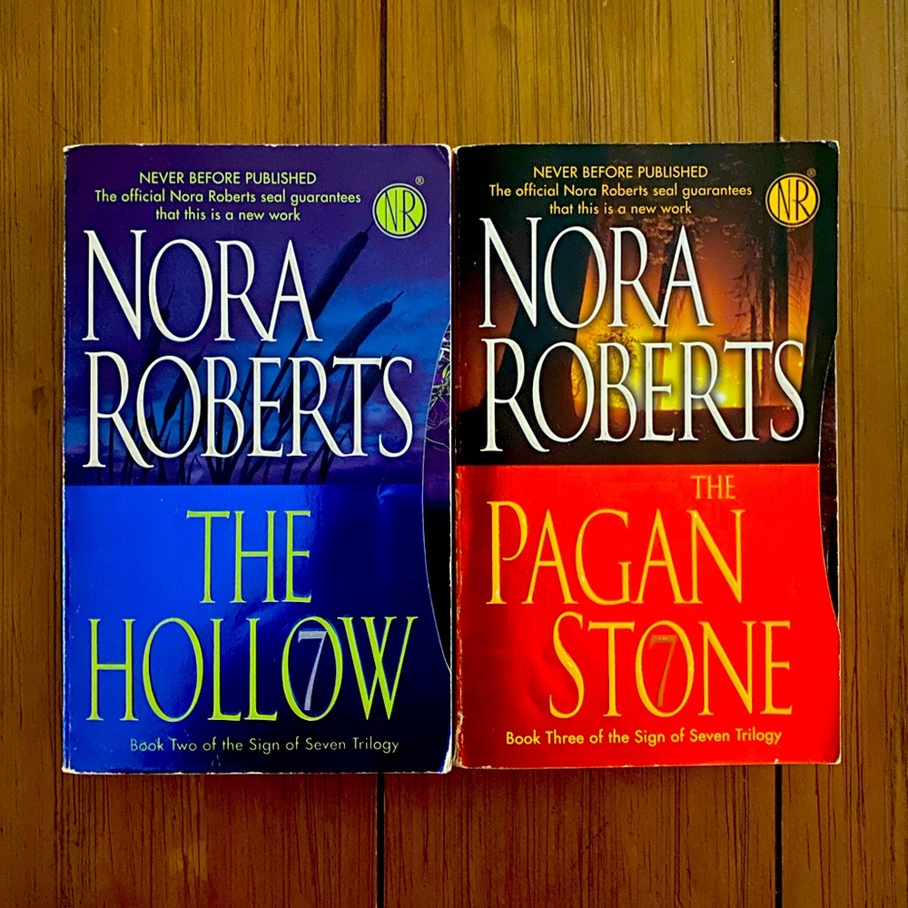 Nora Roberts Signs of Seven series paperbacks novels